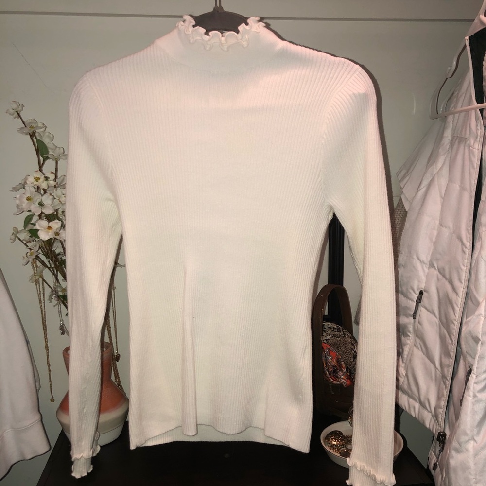 Frilly Turtleneck